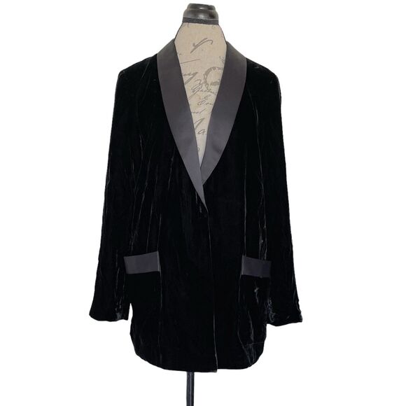 Antonio Melani Sz 14 Womens Jacket Blazer Velvet Steampunk Victorian Fall Autumn - Picture 2 of 14